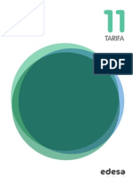 Tarifa Cat Ed Es 11 - Servicio Técnico Edesa
