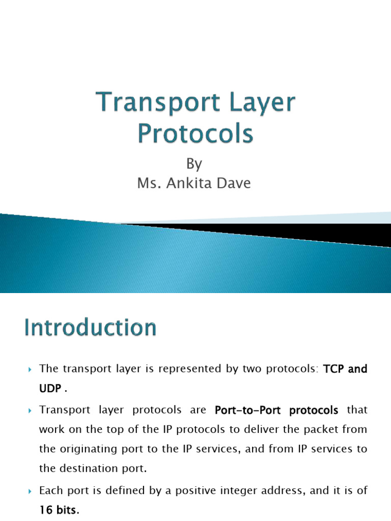 User Datagram Protocol (UDP) | PDF