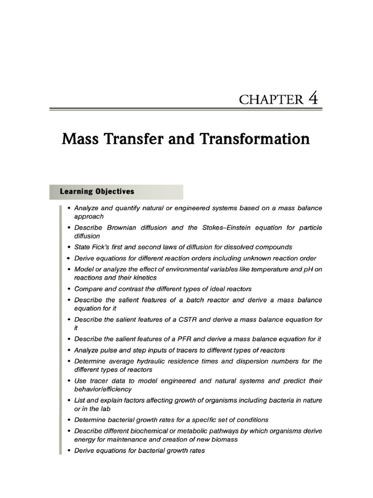 Lecture 7-9 Mass Transformation | PDF