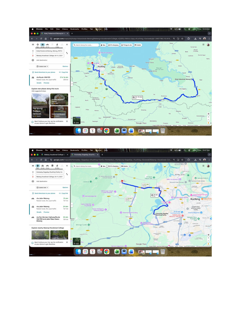 Google Maps Matang | PDF