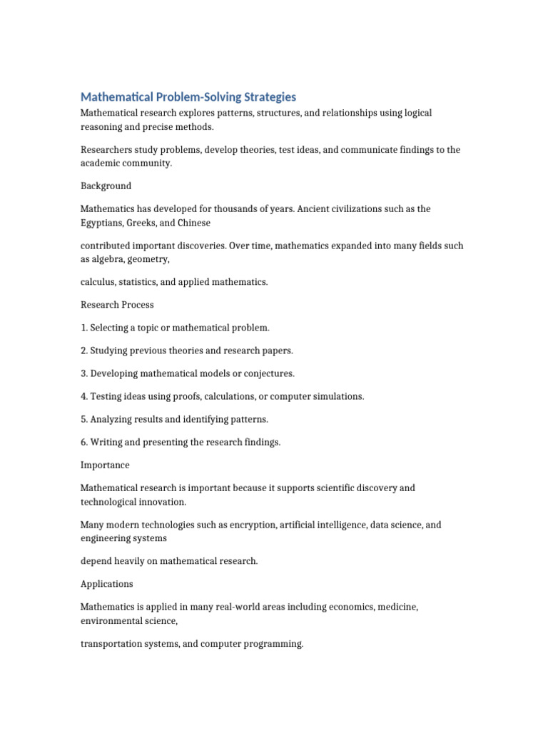 Math Research File 19 | PDF | Mathematics | Science