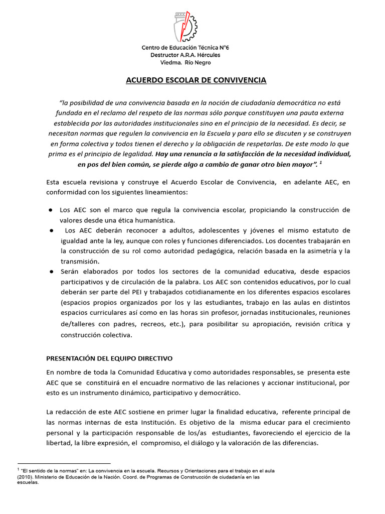 Aec 2025 | PDF | Institución | Enseñando
