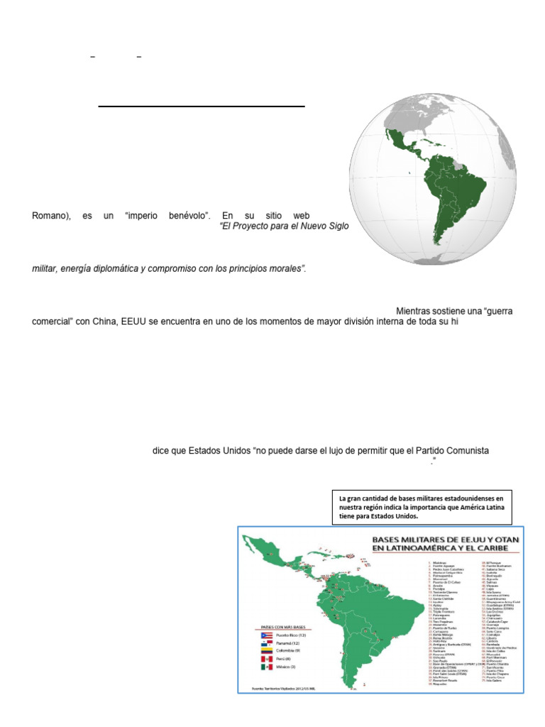 America Latina en El Mundo Actual | PDF | America latina | Brasil