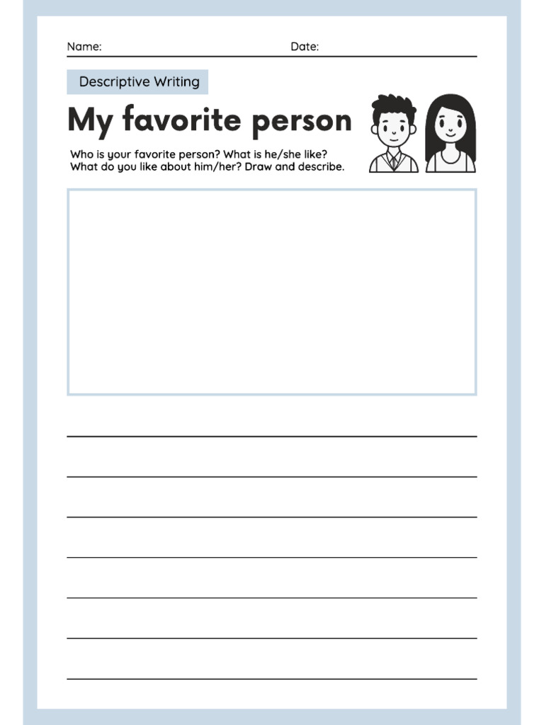 LKPD Describe People 2 | PDF