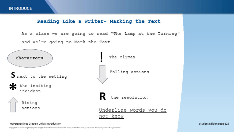Marking The Text Key | PDF