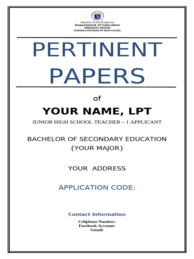Pertinent Papers | PDF