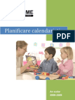 Planificarea Calendaristica