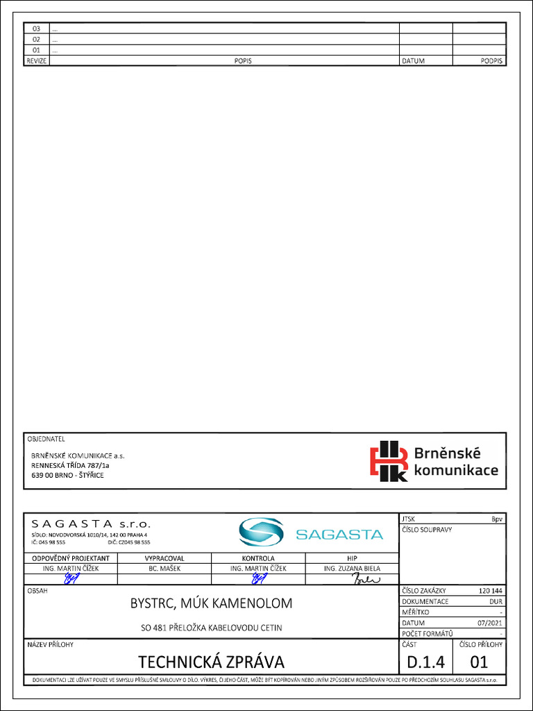 So481 01 Technicka Zprava | PDF