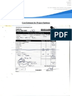 Cost Breakdown For Project Optimus