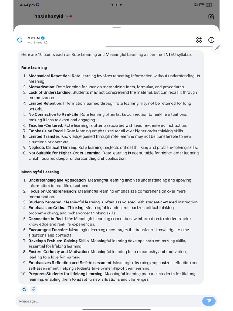 Learning and Teaching | PDF