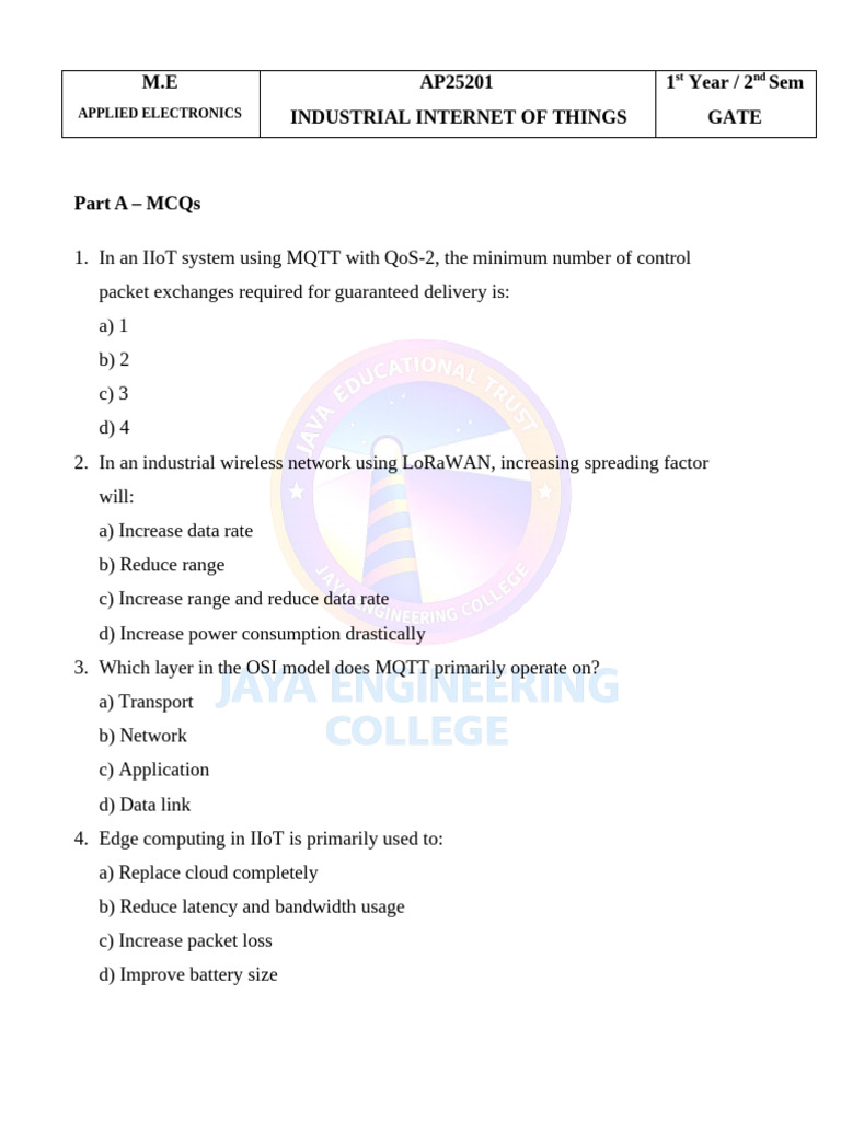 Gate - Questions - Edited - Ready For Print | PDF | Digital Signal ...