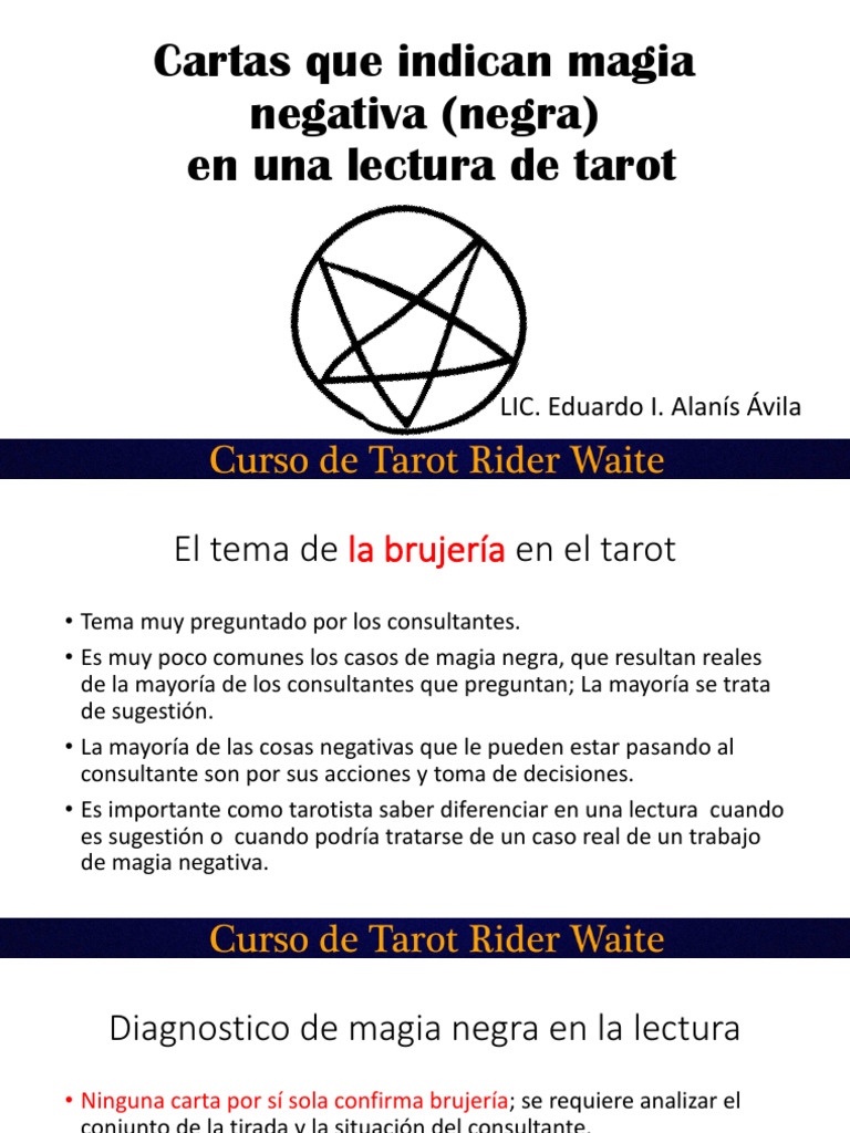 Cartas Que Indican Magia Negra | PDF