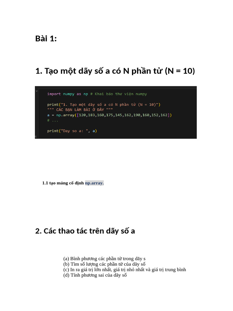 Baitap | PDF