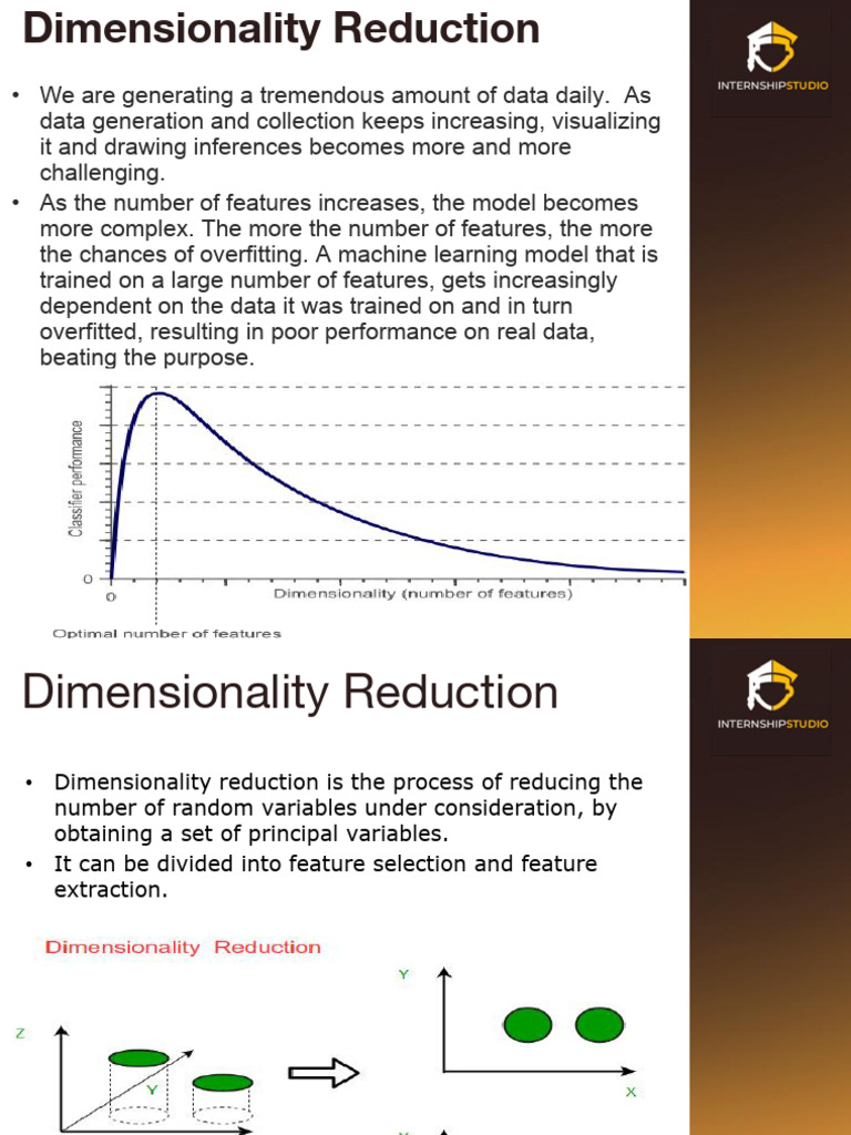 14c Dimensionality Reduction PPTX Lyst9725 | PDF | Dimension | Data ...