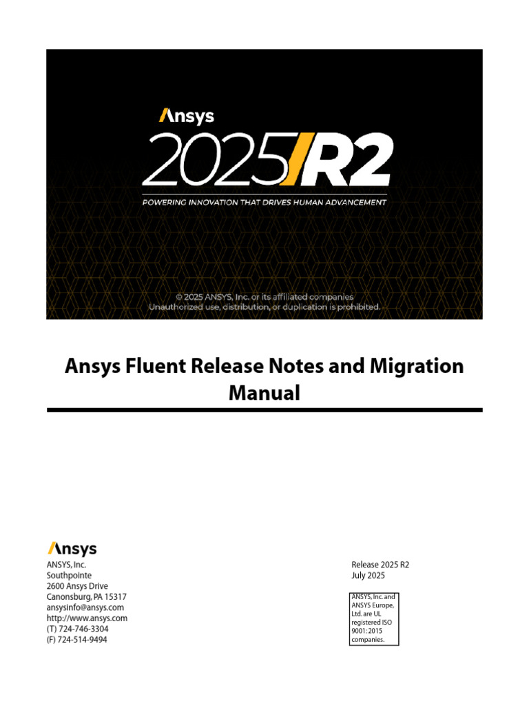 Ansys Fluent Release Notes and Migration Manual | PDF | Boiling ...