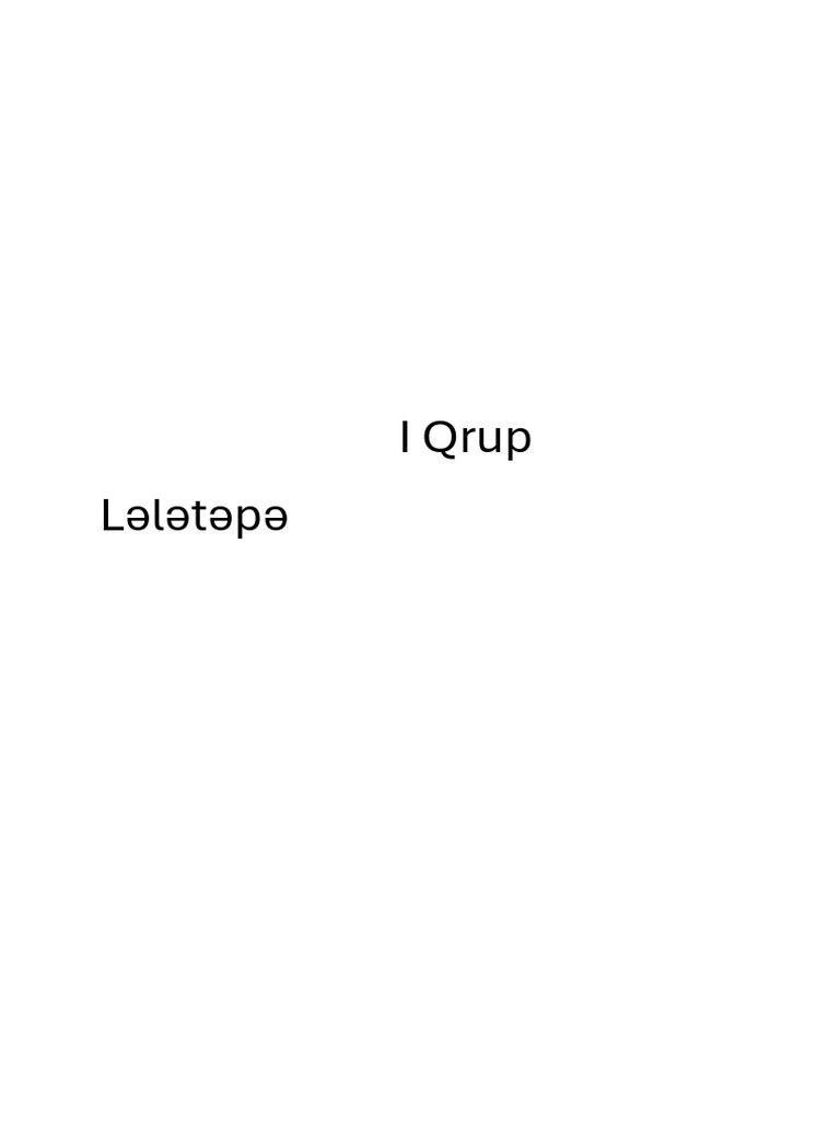 Qruplar | PDF