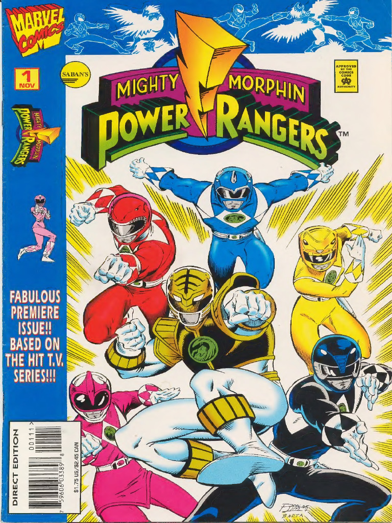 Mighty Morphin Power Rangers 001 (1995) (c2c) (Comixbear-DCP.. | PDF ...