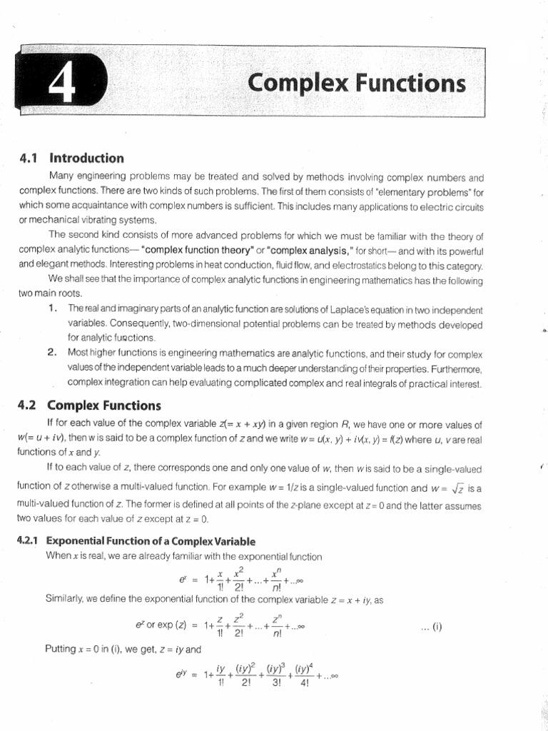 Complex Functions | PDF