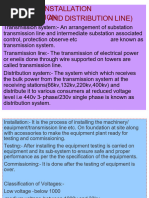 33 KV Transmission Line Installation SOP | PDF | Insulator (Electricity ...