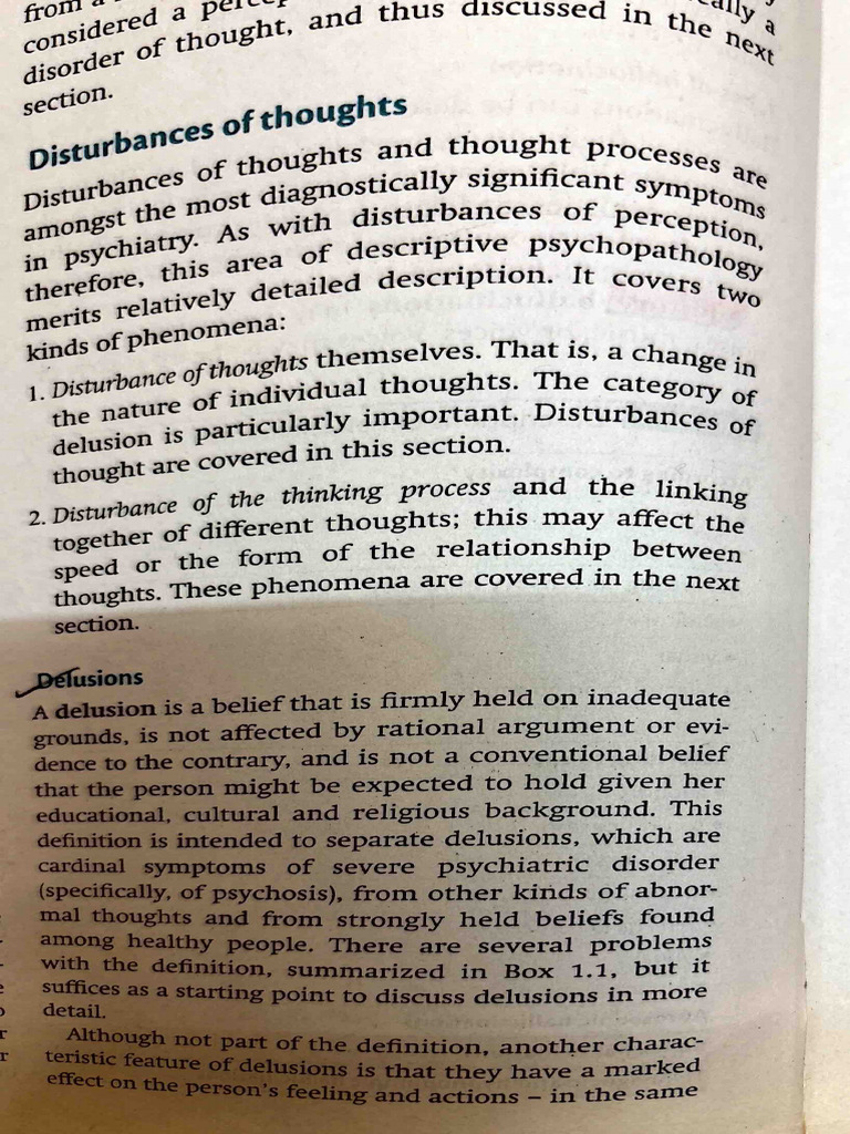 Delusions | PDF | Delusion | Psychosis