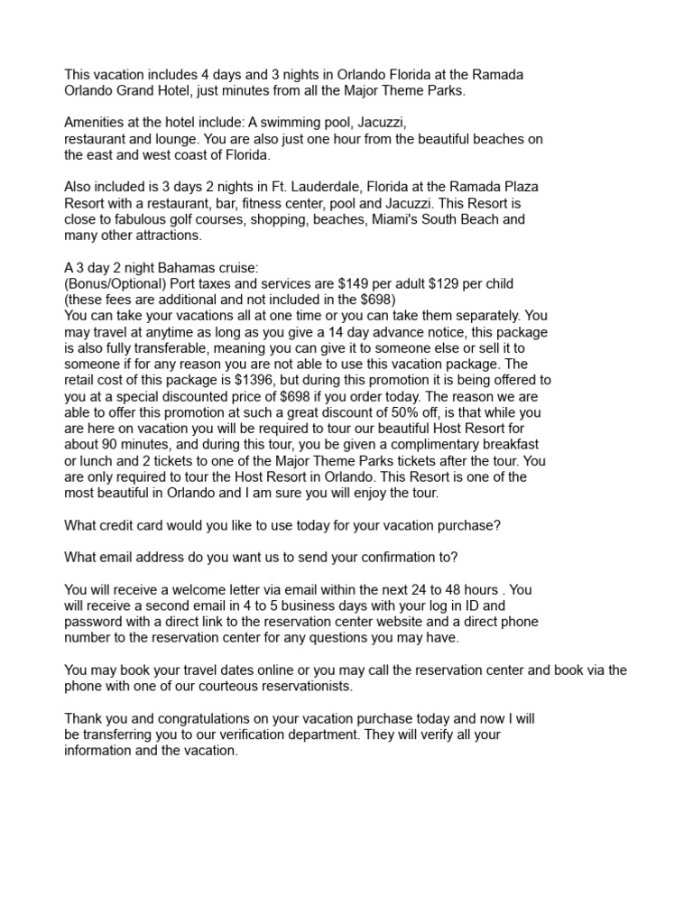 Travel Description | PDF