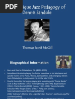 Download The Unique Jazz Pedagogy of Dennis Sandole by Scott McGill SN100815575 doc pdf