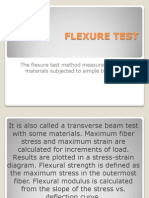 Flexure Test