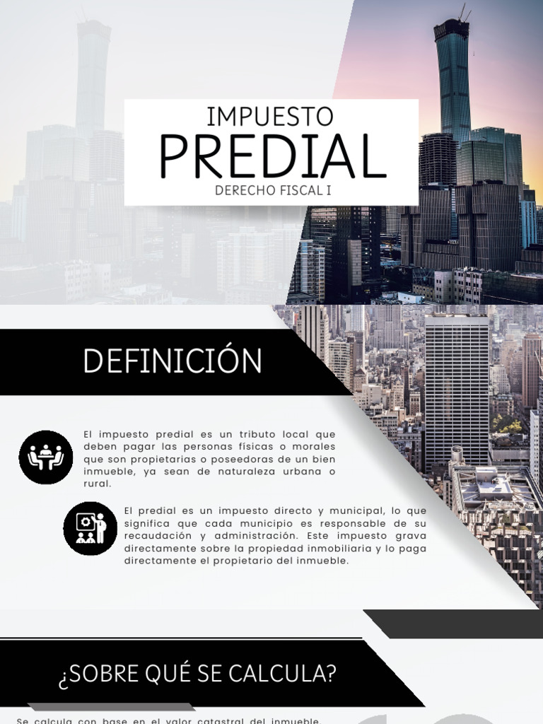 Impuesto Predial | PDF | Impuestos | Economias