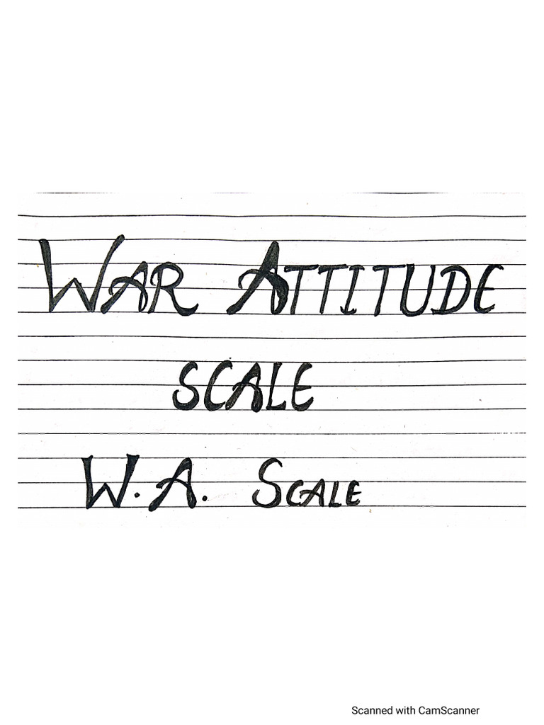 WA Scale2 | PDF