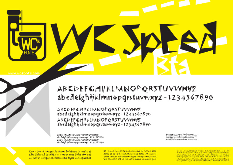 WC Fonts Speed Bta | PDF