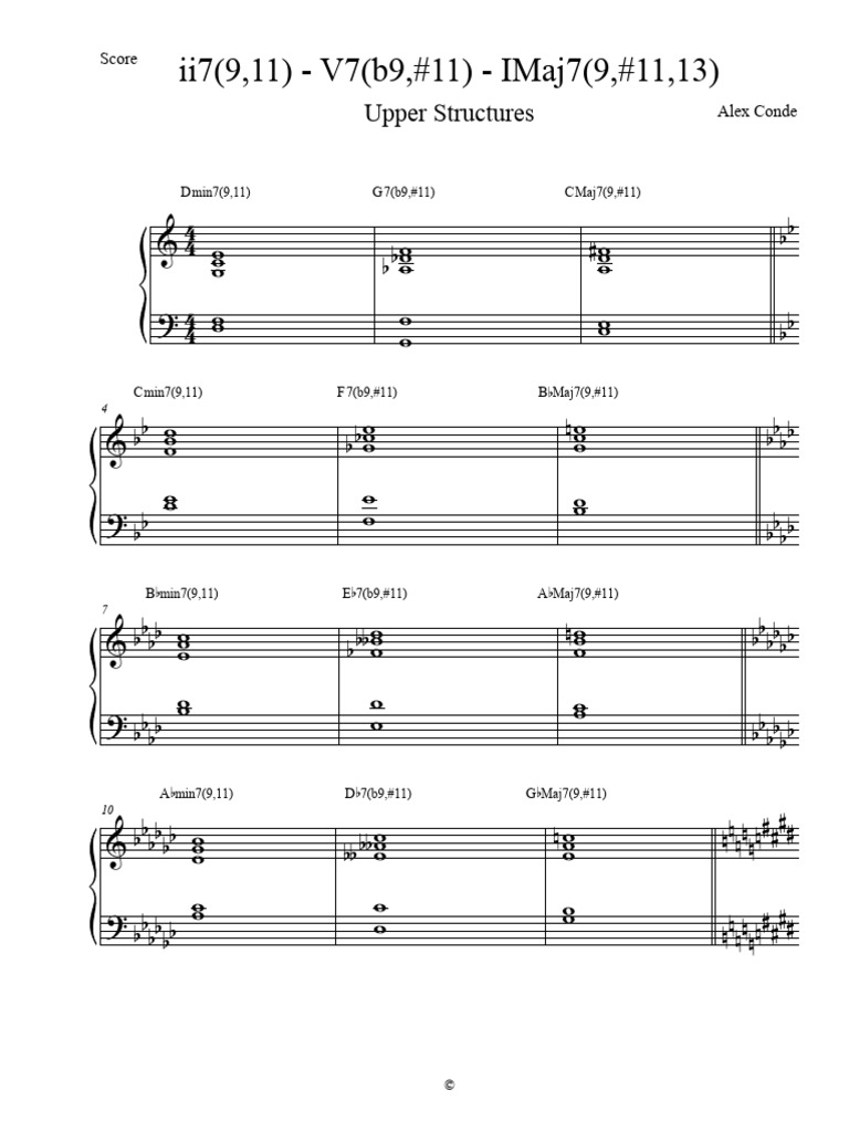 Upper Structures - Score | PDF