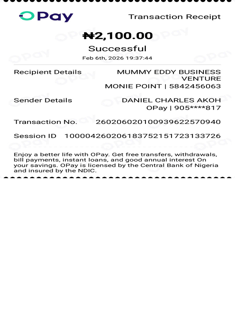 Transaction Receipt-260206020100939622570940 | PDF