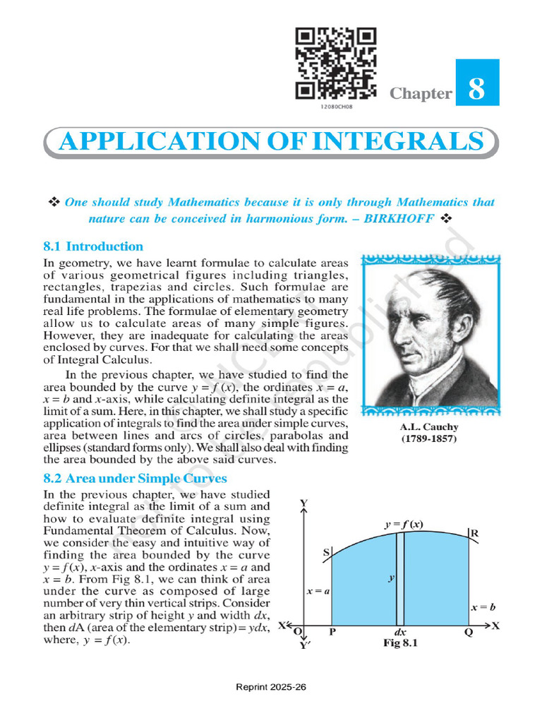 Application of Integrals | PDF