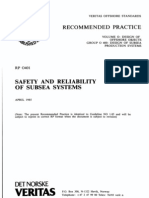 DNV-RP-O401 Safety and Reliability of Subsea Systems April 1985