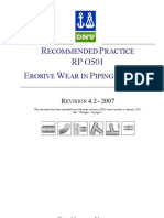 DNV-RP-O501 Erosive Wear in Piping Systems