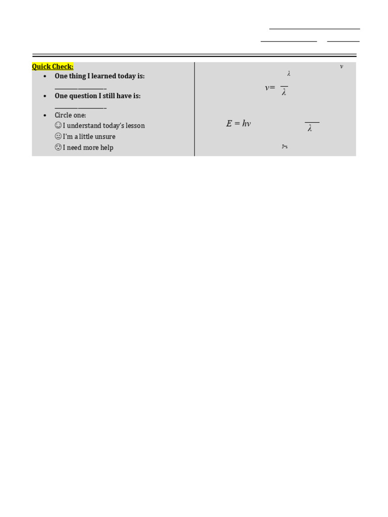 EM Radiation Worksheet | PDF | Electromagnetic Spectrum | Frequency