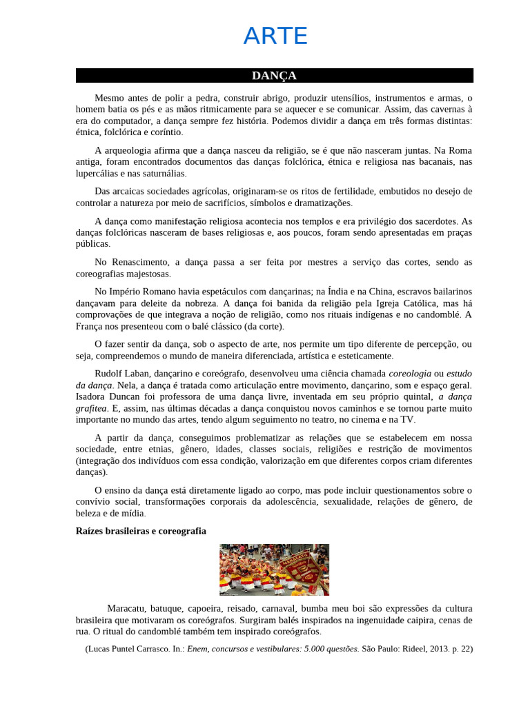 2 Avaliação 2º Ano de ARTES | PDF