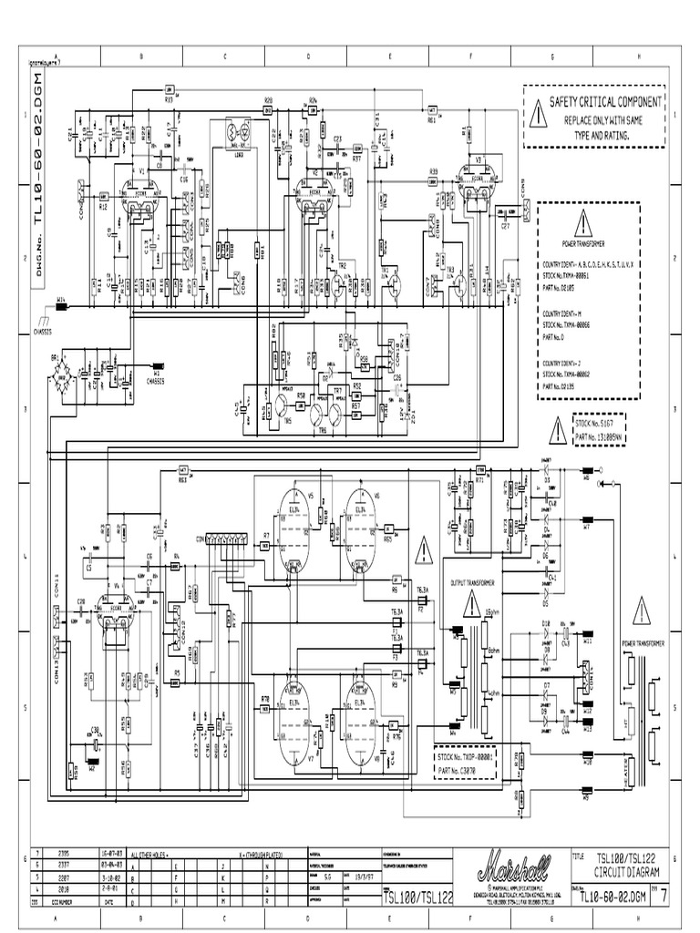 JCM2000 TSL100 Triple Super Lead, 100W Head 2003 | PDF