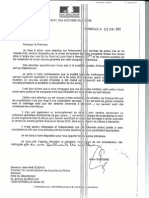 Lettre D'alain Gardère, Préfet de Police À Jean-Noël Guérini