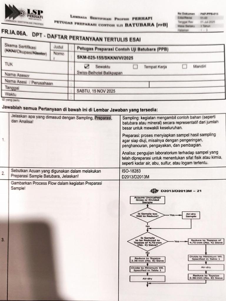 Soal Dan Jawaban Perhapi - PREPARASI | PDF