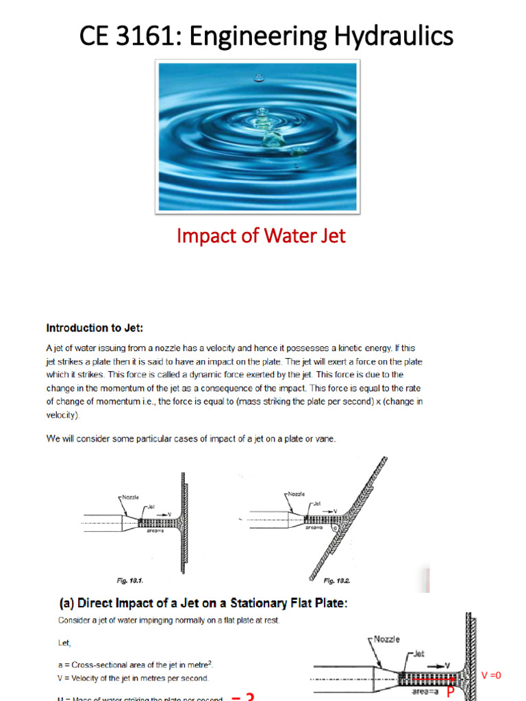 Ch-4. Impact of Jet | PDF | Force | Angle