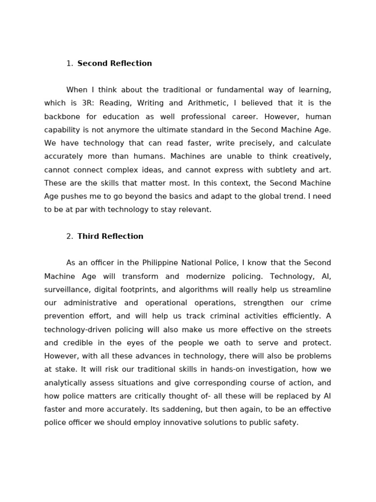 Reflection 3 | PDF