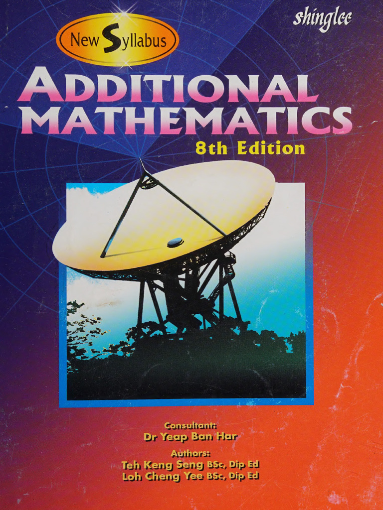 New Syllabus Additional Mathematics | PDF | Trigonometric