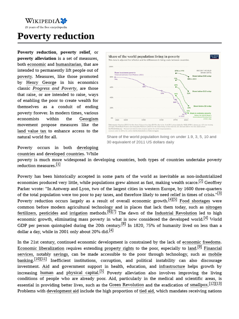Poverty Reduction | PDF | Poverty Reduction | Poverty