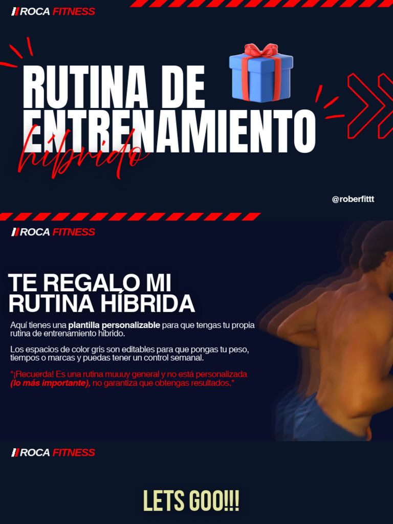 Rutina Gratis | PDF | Aptitud física | Ejercicio físico
