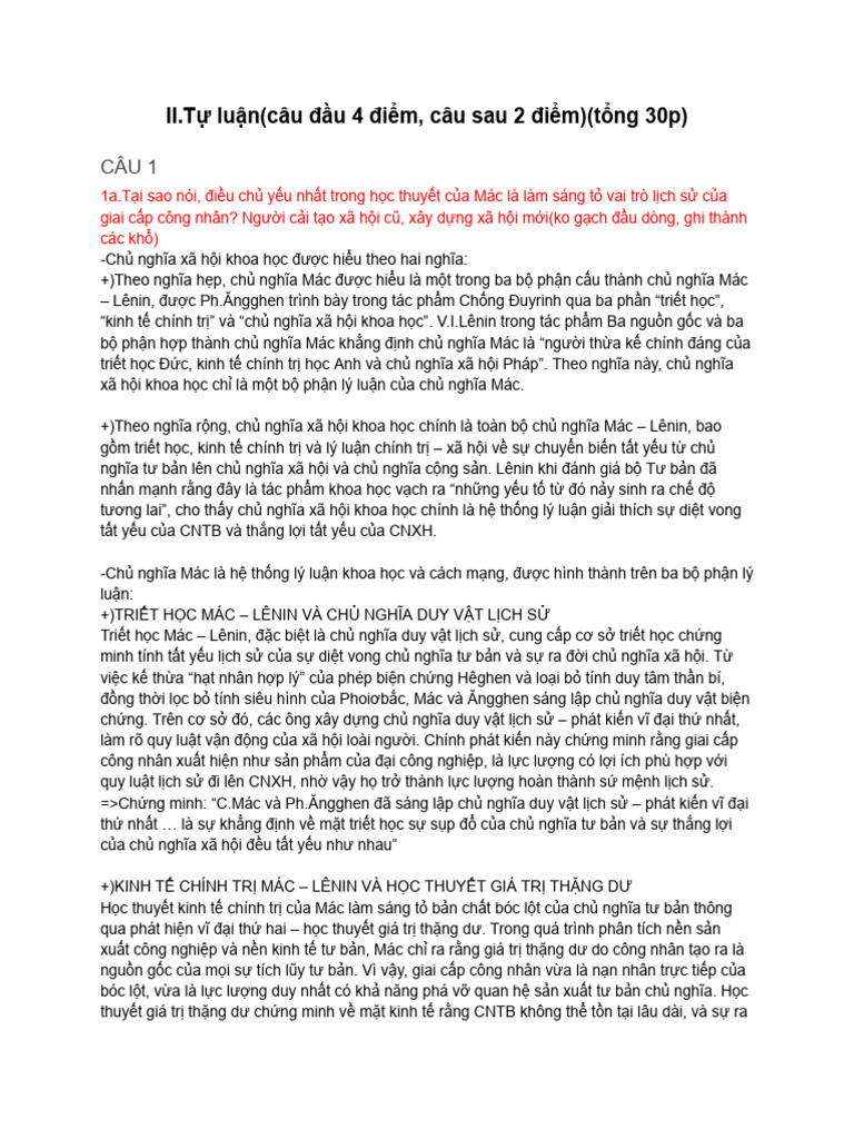 CNXH TL Final | PDF