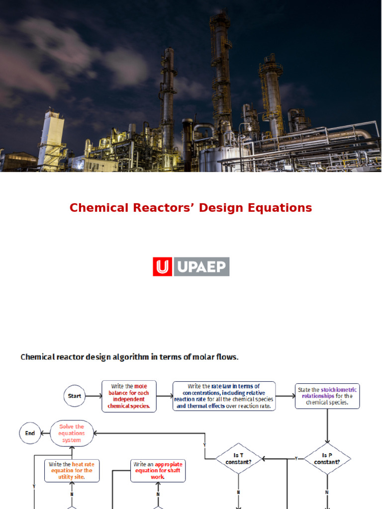 Chemical Reactors Design Equations (Buena) | PDF | Chemical Reactor ...