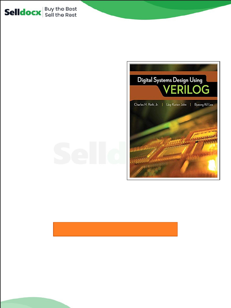 Solution Manual For Digital Systems Design Using Verilog 1st Edition by ...
