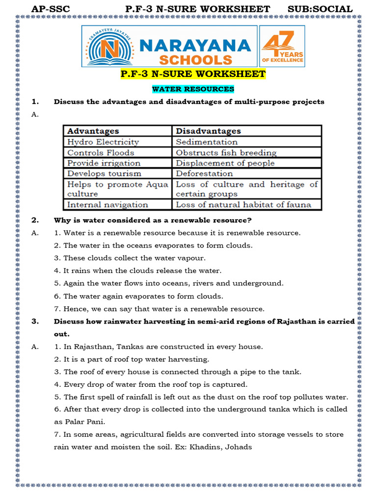 Social p.f-3 N-Sure Worksheet | PDF