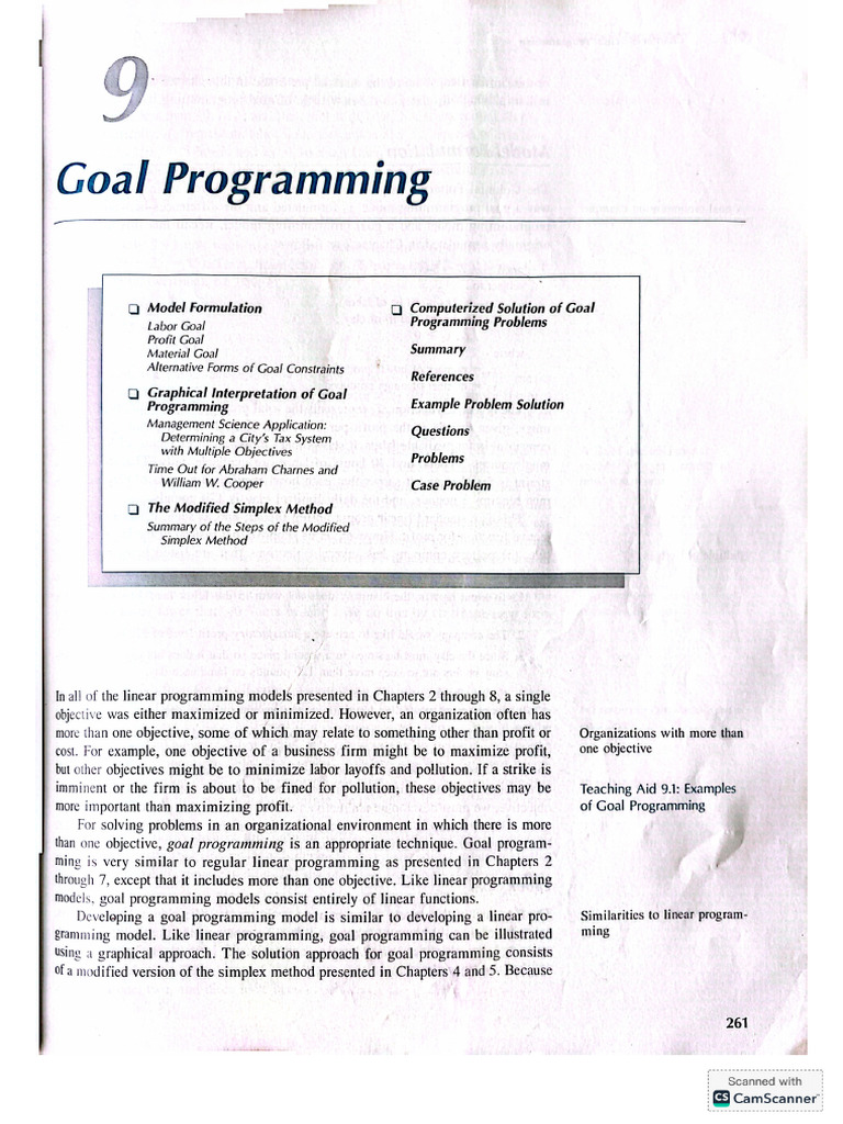 Goal-Programming_OR2 | PDF